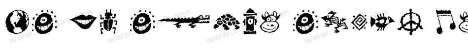 DF Mo Funky Fresh Symbols字体转换
